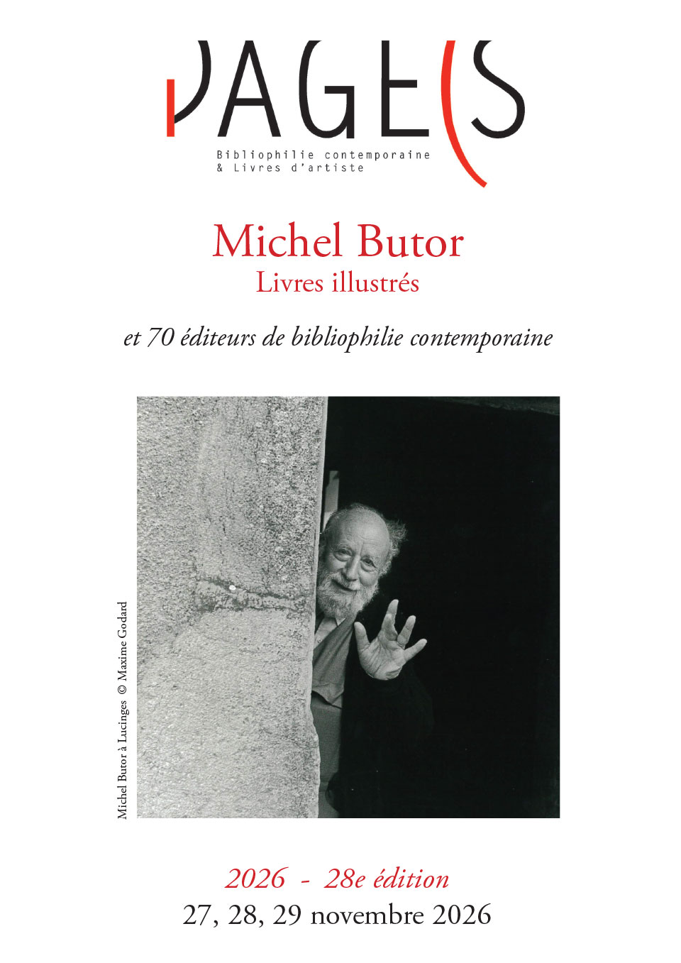 Salon-Pages-2026_Michel-Butor Salon Page(s 2026 - Michel Butor Livres illustrés